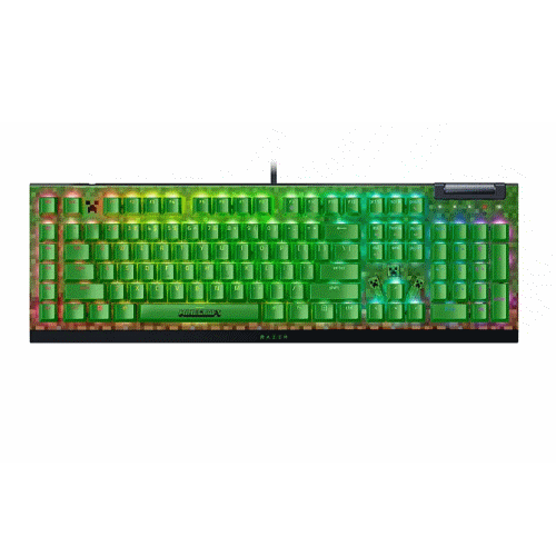 Razer 黑寡婦蜘鍵盤 V4X Minecraft 限定版