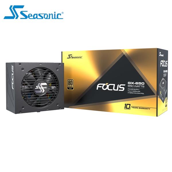 海韻Seasonic FOCUS GX-650W 金牌全模組 電源供應器
