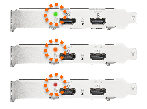 Built-in Signal-lock LED Indicator and RGB LED Temperature Indicator