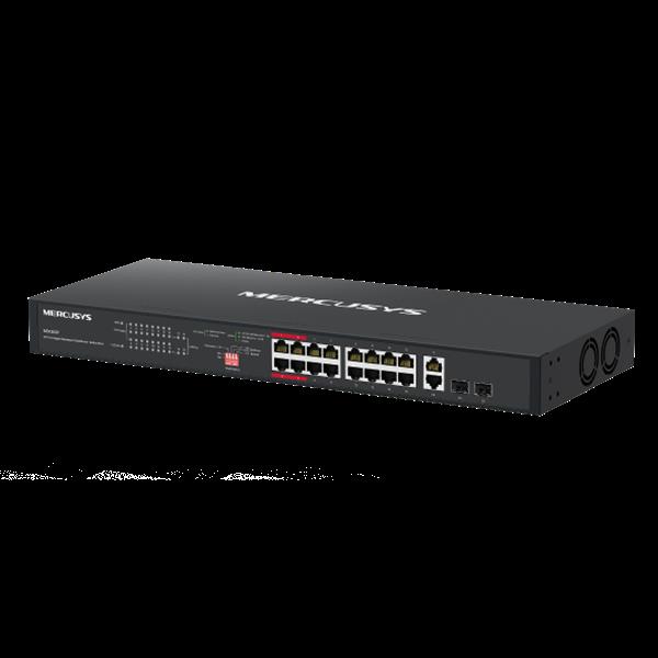 MERCUSYS MS120GP(UN) 版本:1.0 20 埠 Gigabit 機架式交換器