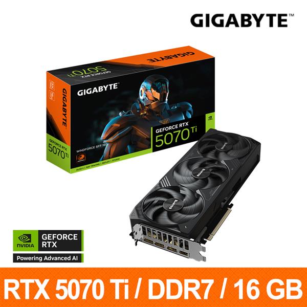 技嘉GIGABYTE GV-N507TWF3-16GD 顯示卡 RTX5070Ti