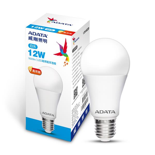 威剛照明 12W 高效能LED(135lmW)球泡燈-白光