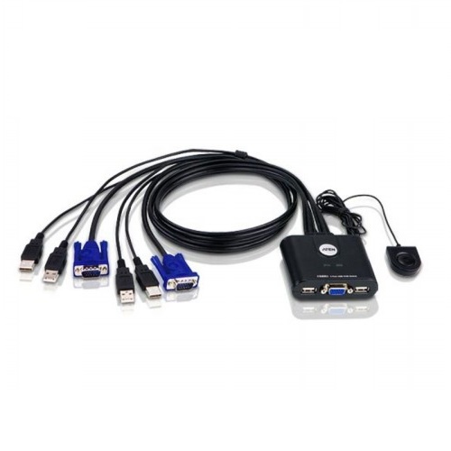 ATEN 2埠KVM多電腦切換器