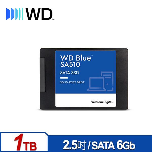 WD 藍標 SA510 1TB 2.5吋SATA SSD