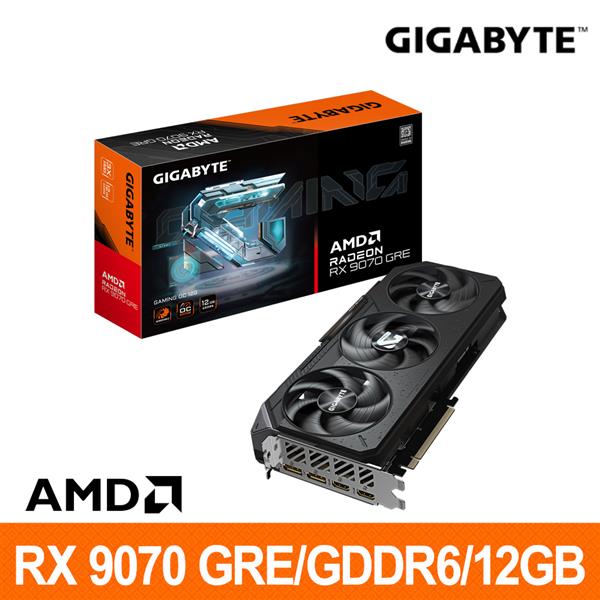 技嘉GIGABYTE GV-R9070GREGAMING OC-12GD AMD顯示卡