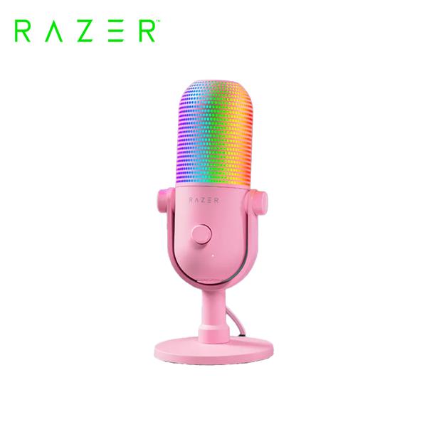 雷蛇Razer 魔音海妖 V3(幻彩)麥克風-粉
