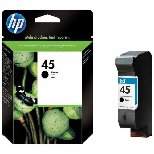 HP 45 黑色墨水匣