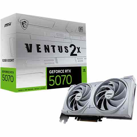 MSI RTX 5070 12G VENTUS 2X OC WHITE