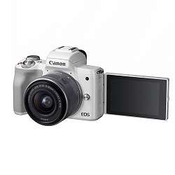 EOS M50 雙鏡(EF-M 15-45mm IS STM+55-200mm IS STM)(WH)