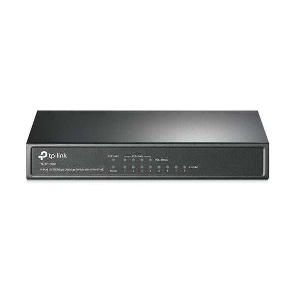 TP-LINK TL-SF1008P(UN) 版本:8.0 8 埠 10/100M 桌上型 PoE 交換器 (商用)