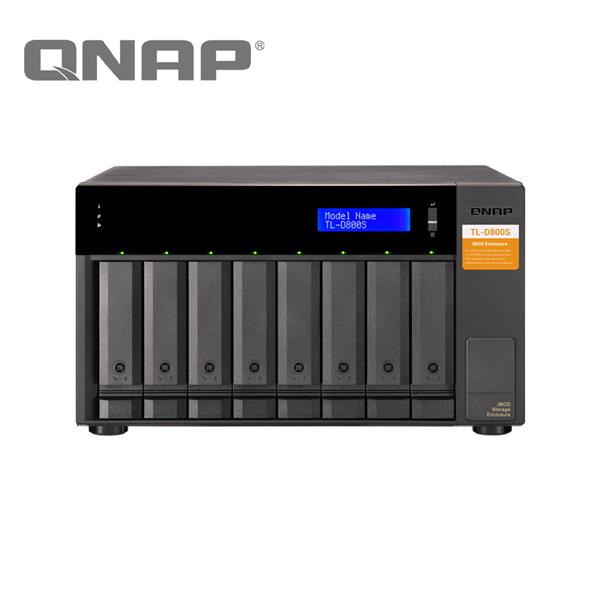 QNAP TL-D800S SATA 6Gb/s 桌上型JBOD儲存擴充設備
