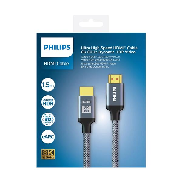 PHILIPS 鋁合金外殼HDMI編織認證線(單包裝)
