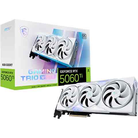 MSI RTX 5060 Ti 8G GAMING TRIO OC WHITE