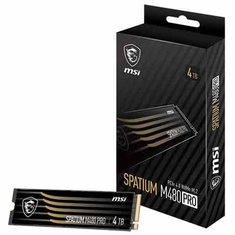 MSI SPATIUM M480 Pro PCIe 4.0 NVMe M.2 4TB