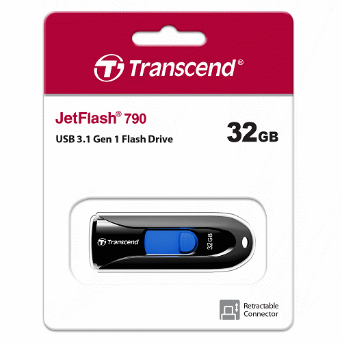 TRANSCEND JetFlash790 32GB 隨身碟(黑)