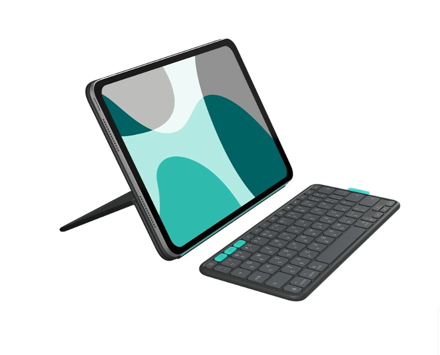 羅技 FLIP FOLIO 磁吸式鍵盤保護支架11吋-石墨黑