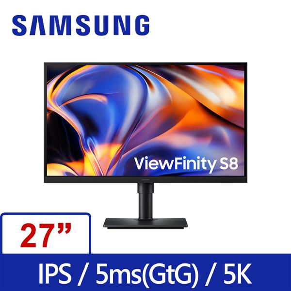 三星SAMSUNG S27H802EFA ViewFinity S8 5K 90W創作者色彩專業螢幕