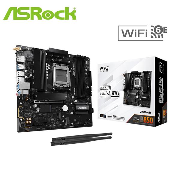 華擎 ASRock B850M Pro-A WiFi MATX AMD主機板