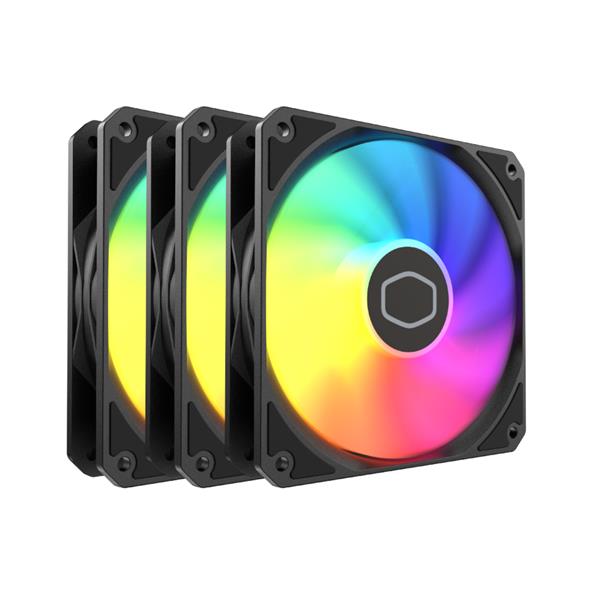 酷碼Cooler Master MF120 Lite 黑 ARGB風扇三入組