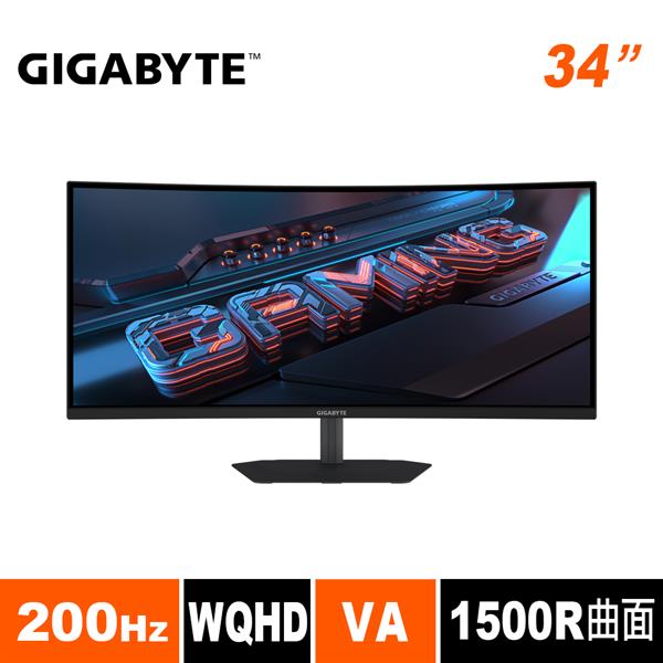 技嘉GIGABYTE G34WQC2 平面2K 電競螢幕