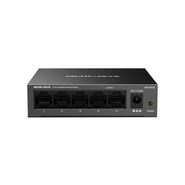 MERCUSYS MS105GS(UN) 版本:2.0 5 埠 Gigabit 桌上型交換器