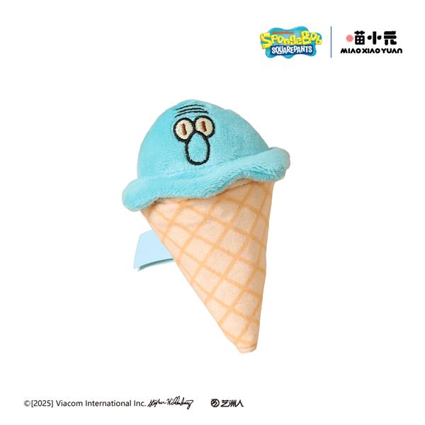 喵小元 海綿寶寶系列冰淇淋寵物玩具 章魚哥