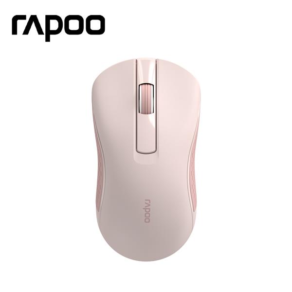雷柏Rapoo B20無線靜音滑鼠-粉