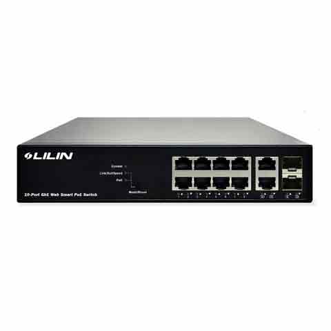 LILINPS3108C8埠網路供電交換器