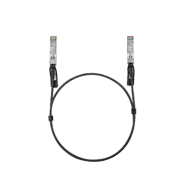 TP-LINK SM5220-1M(UN)版本:2.0 Omada 1 公尺 10G SFP+ DAC 直連電纜(商用)