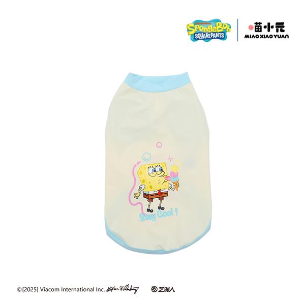 喵小元 海綿寶寶系列寵物涼感衣 海綿寶寶(XL)