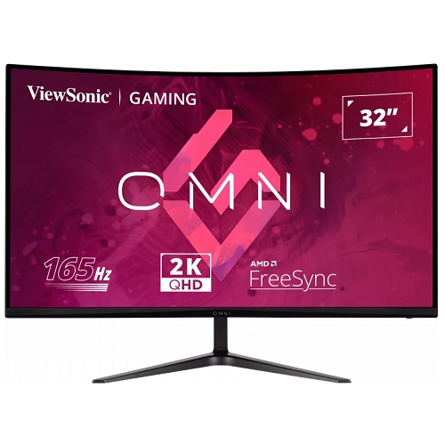 VIEWSONIC 32吋 165Hz 曲面 QHD 電競顯示器