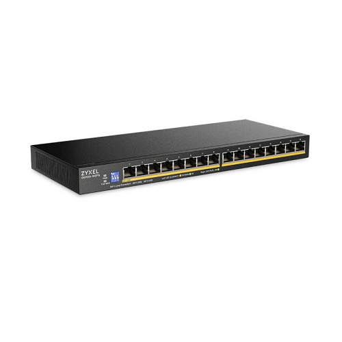 GS1100-16EPS-16-port GbE PoE無網管型交換器