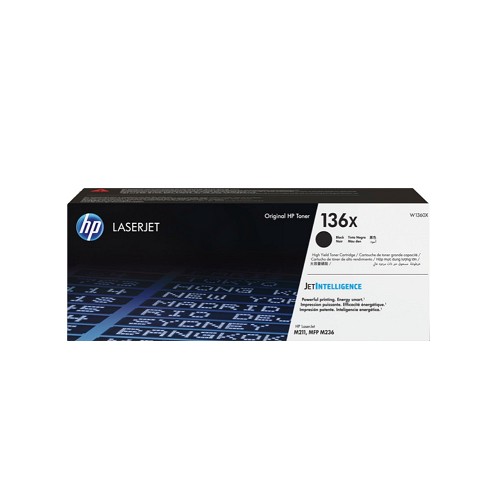HP 136X 黑色碳粉匣高印量