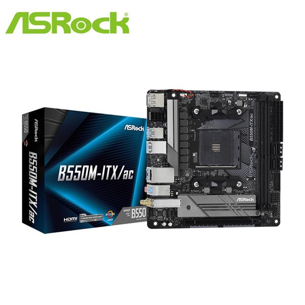 華擎 ASRock B550M-ITX/ac AMD AM4 Mini-ITX 主機板