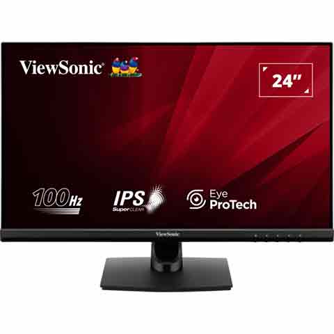 ViewSonic 24吋 Full HD 100Hz無邊框設計顯示器 ( VA2414-H )