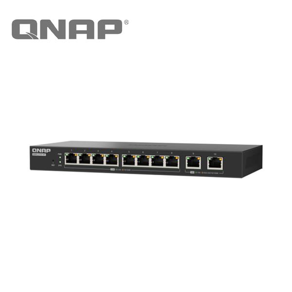 QNAP QSW-L2110-10T 10埠 輕網管型交換器 網路交換器