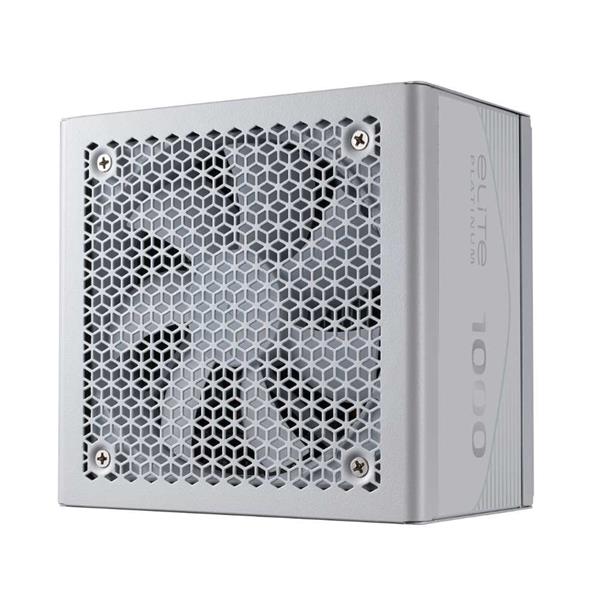 酷碼Cooler Master ELITE PLATINUM 全模組 1000W 白色 ATX3.1 電源供應器/12年
