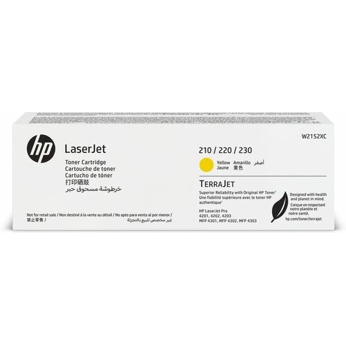 HP W2152XC 黃色碳粉匣高印量