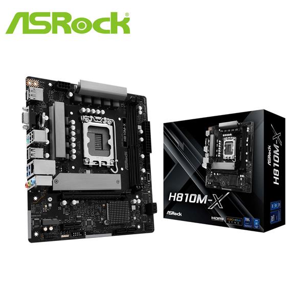 華擎 ASRock H810M-X MATX 主機板
