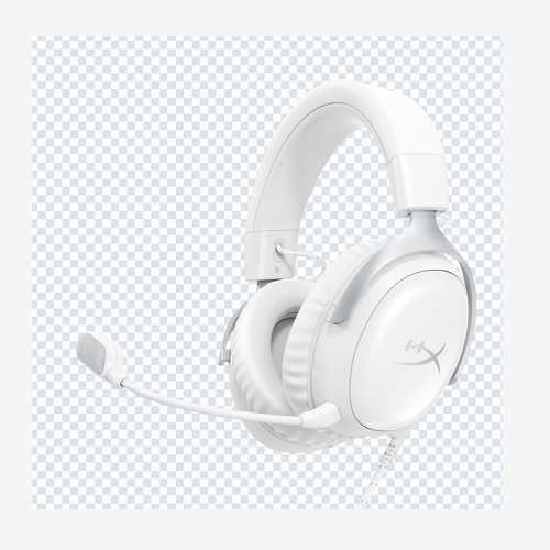 HyperX Cloud III 颶風3 遊戲電競耳機-白