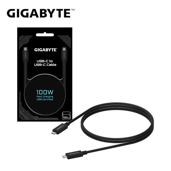技嘉GIGABYTE CABLE TYPE C TO C 1M 20V/5A BK 線材