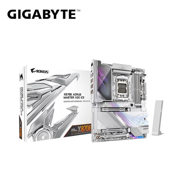 技嘉GIGABYTE X870E A MASTER X ICE AMD主機板
