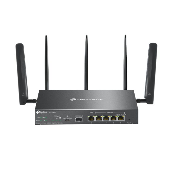 TP-LINK Omada 4G+ Cat6 AX3000 Gigabit VPN 路由器 ( ER706W-4G(EU) Ver:1.0 & 2.0 )