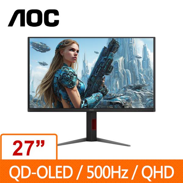 AOC Gaming 27型 Q27G4KD 2K QHD QD-OLED (可旋轉)電競螢幕