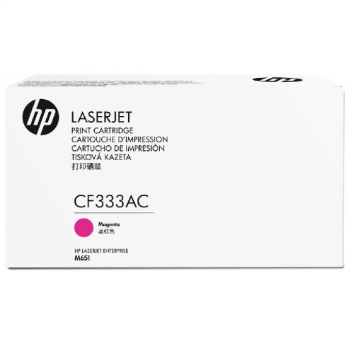 HP 654A 洋紅色碳粉匣