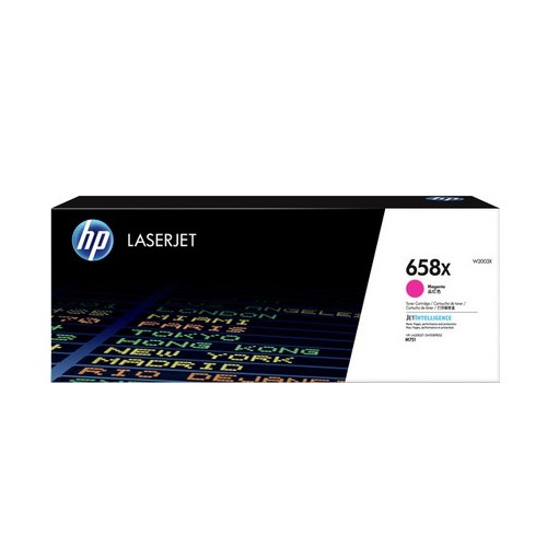 HP 658X 洋紅色高印量碳粉匣