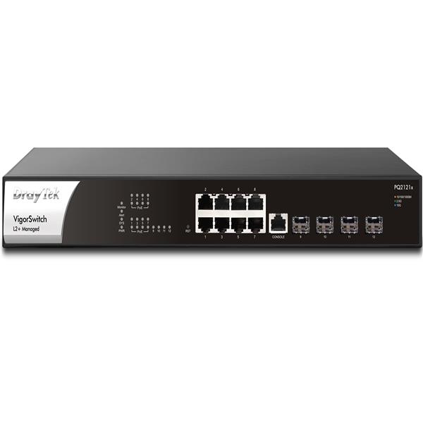 居易科技VigorSwitch Q2121x 8埠 2.5G交換器