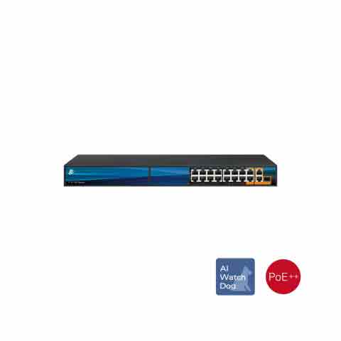 HI SHARP 昇銳HS-PSW162-B 16路PoE交換器