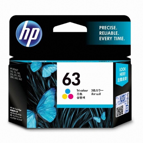 HP 63 彩色墨水匣