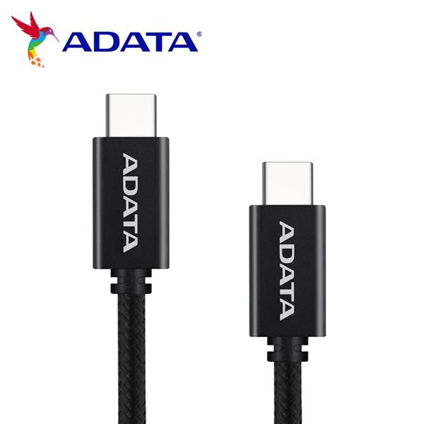 威剛Type-C TO Type-C 100W PD 1M快充傳輸線(黑色)
